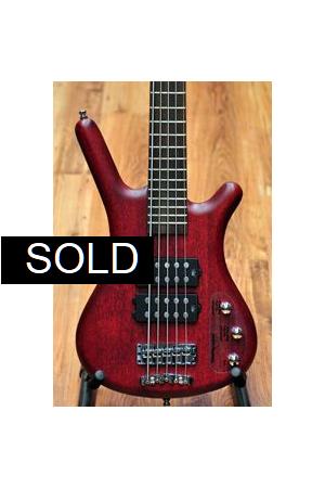 Warwick Rockbass Corvette $$ 5 Trans Red Warwick Rockbass Corvette $$ 5 Trans Red